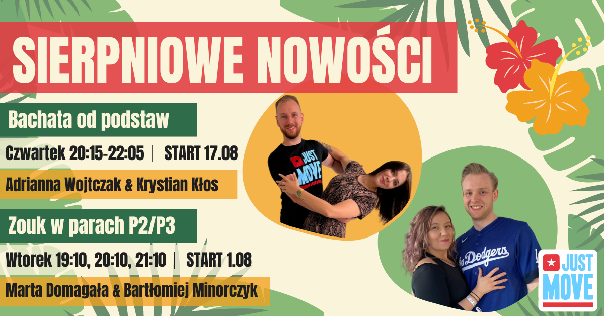 Sierpniowe nowości w Just Move