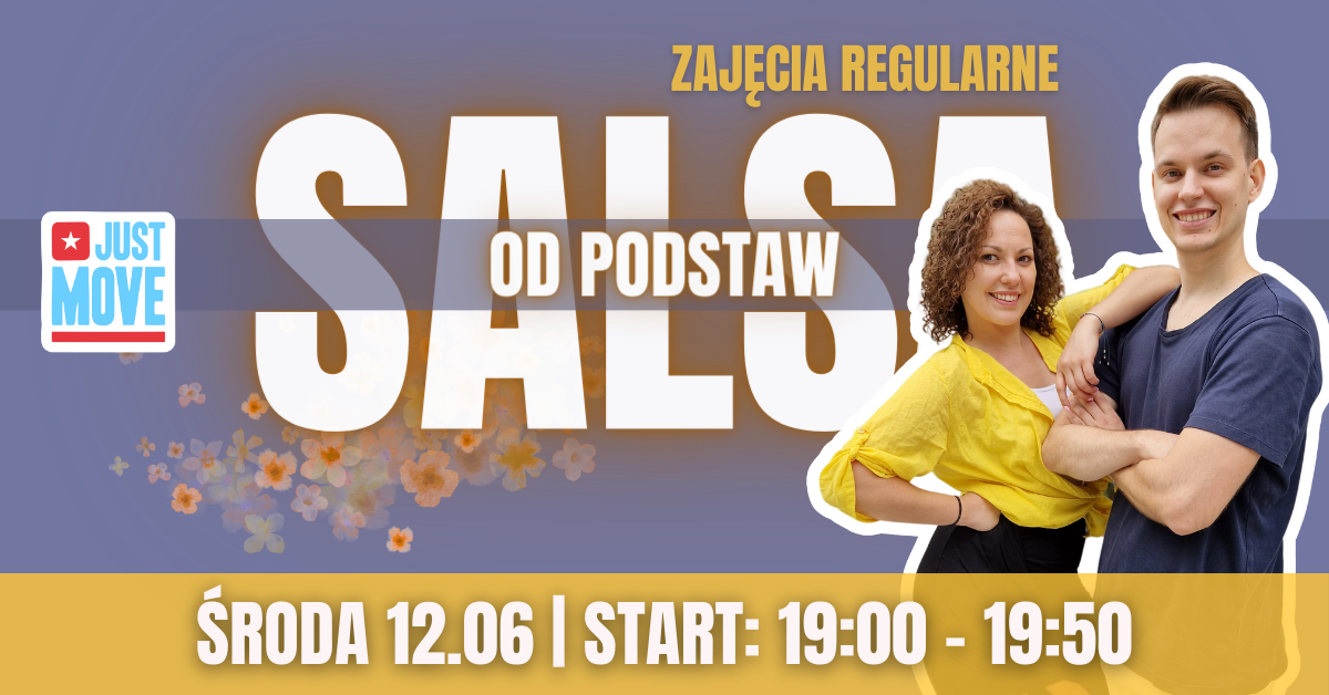 START 12.06 – Salsa Cubana w parach od podstaw z MONIĄ I KUBĄ